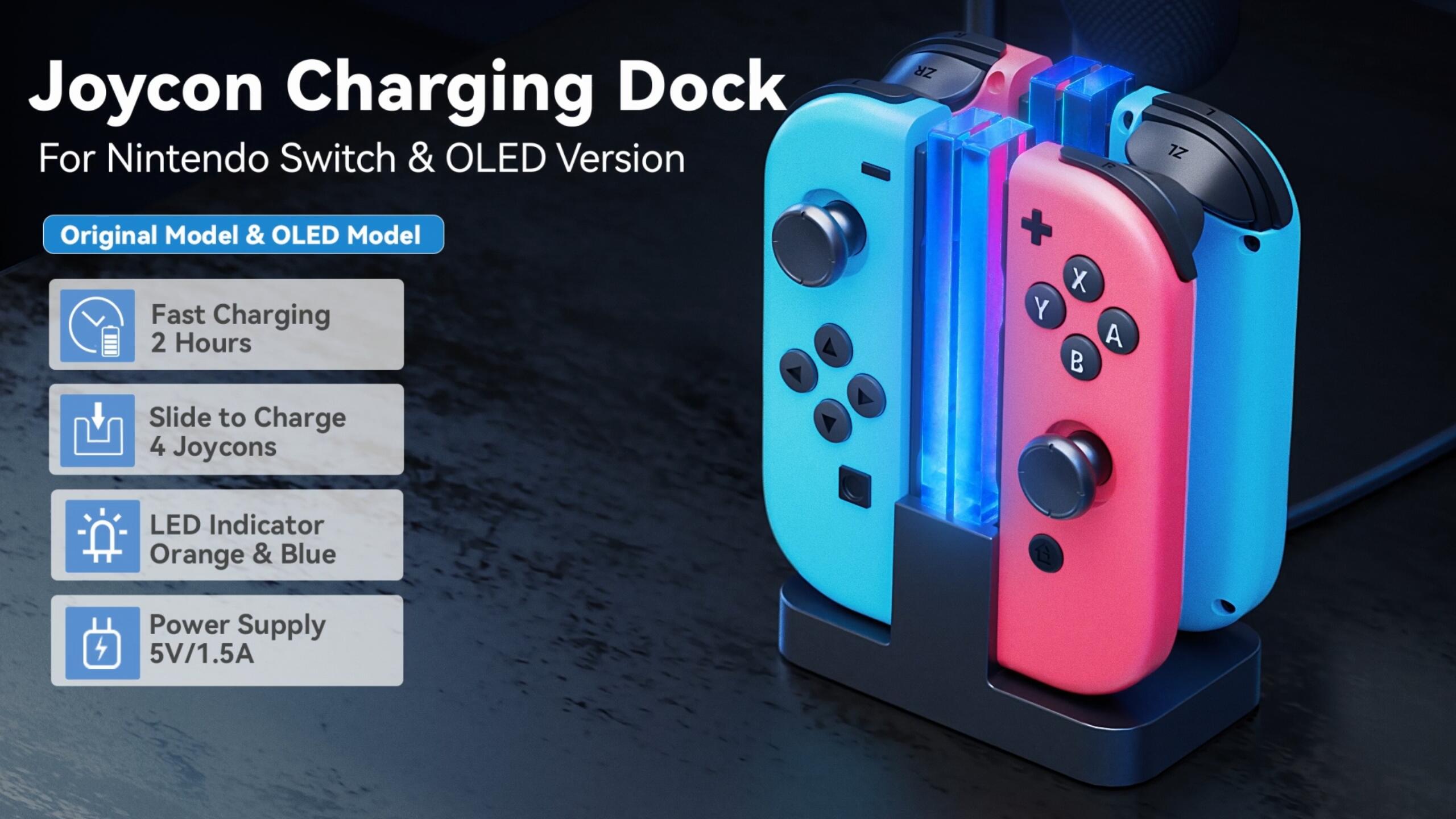Amazon.com: Switch Controller Charger Dock for Nintendo